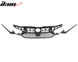 2025-2026 Honda Civic Gloss Black Type R Front Lower Upper Grilles ABS