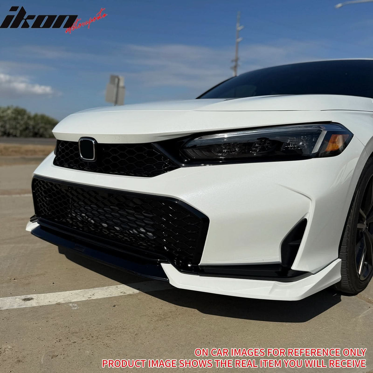 2025-2026 Honda Civic Matte Black Type R Front Lower Upper Grilles ABS