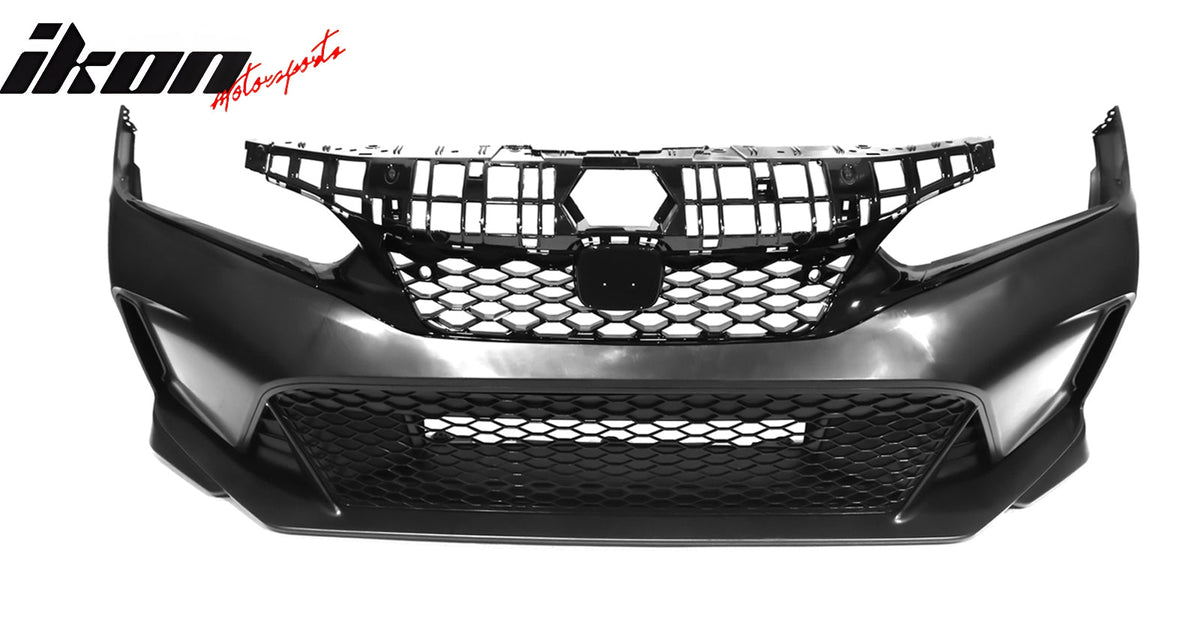 2025-2026 Honda Civic Type R Style Front Bumper Conversion w/ Grilles