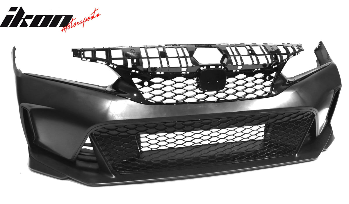 2025-2026 Honda Civic Type R Style Front Bumper Conversion w/ Grilles