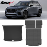 Rear Cargo Cover + 3D TPE Backrest + Trunk Mat for Mazda CX-70 2025-2026