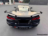 2020-2025 Corvette C8 Stingray Z06 Style DRY Carbon Fiber Trunk Spoiler Wing