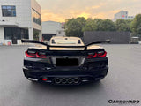 2020-2025 Corvette C8 Stingray Z06 Style DRY Carbon Fiber Trunk Spoiler Wing