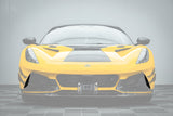 2021-2024 Lotus Emira NYO MNK Style Dry Carbon Fiber Front Bumper Vent Trims