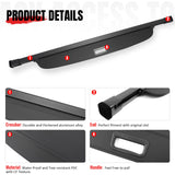 Rear Cargo Cover Shade for Hyundai Ioniq 9 2026 Carbon Fiber Texture