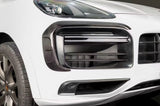 2018-2023 Porsche Cayenne 9YA 9Y0 9YB Autoclave Carbon Fiber Front Bumper Vent Trims Carbonado (MSY) Fits: Cayenne, S, GTS, Turbo