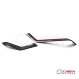 2026+ Corvette C8 Dashboard Outer Display Side Stripes Real Carbon Fiber Cover