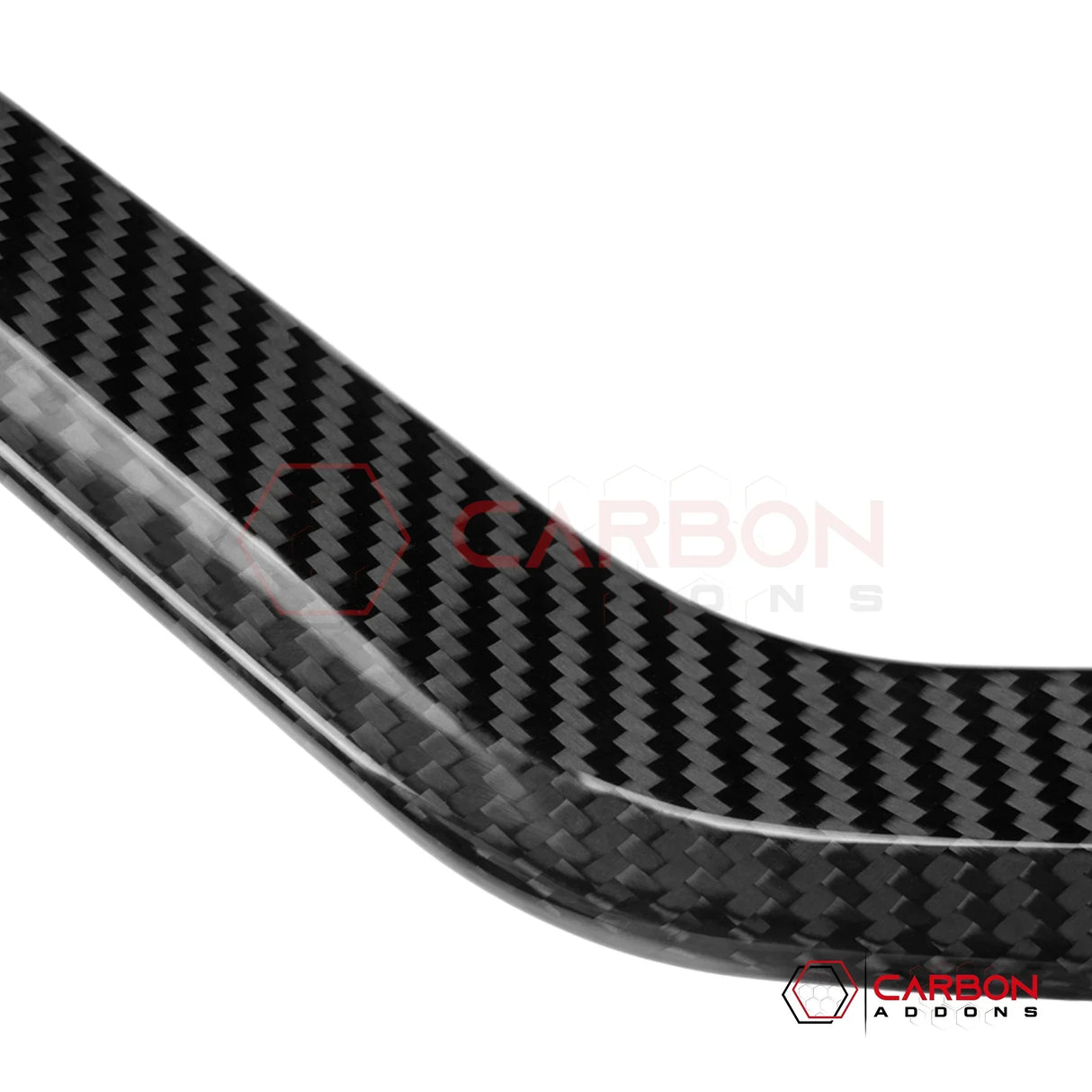 2026+ Corvette C8 Dashboard Outer Display Side Stripes Real Carbon Fiber Cover