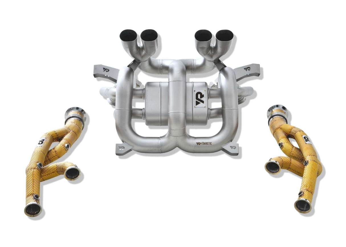 Lamborghini Revuelto F1 CEL-Free Valved Exhaust Package VANTA Edition - Yonristic Performance