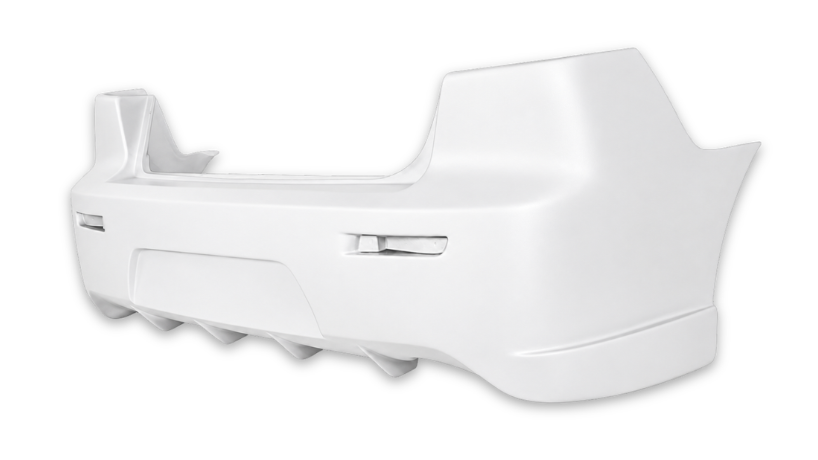 2008-2017 Mitsubishi Lancer Gralix C-1 Rear Bumper Cover - 1 Piece