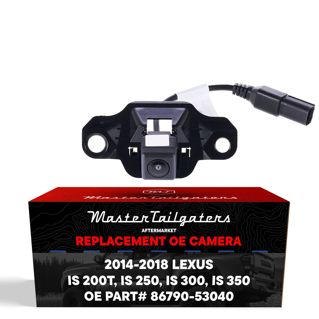 Lexus IS 200t (2015-2017), IS 250 (2014-2017), IS 300 (2015-2018), IS 350 (2014-2018) OEM Replacement Backup Camera OE Part # 86790-53040