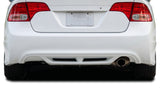 2006-2011 Honda Civic 4DR Gralix JDM Type R Conversion Rear Bumper Cover - 2 Piece