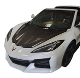2020-2024 Chevrolet Corvette OEM Style Double Sided Carbon Fiber Carbon Fiber Hood