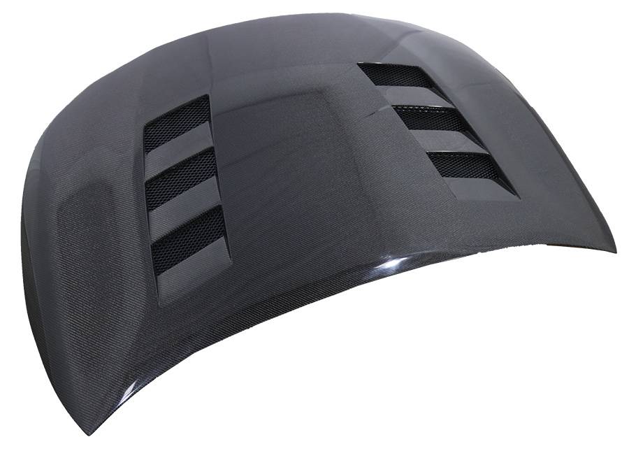 2020-2023 Toyota Corolla 4 doors AMS Style Carbon Fiber Black Hood