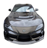 2020-2023 Toyota Supra 2 doors VRS Style Carbon Fiber Black Hood