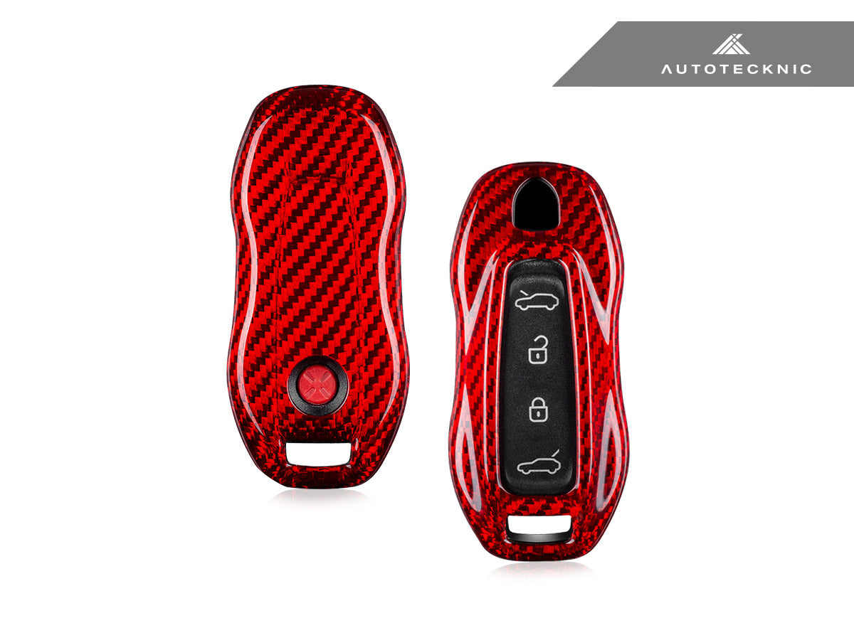 AutoTecknic Dry Carbon Key Remote Trim - Porsche Macan EV 2024-Up