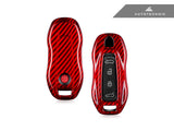 AutoTecknic Dry Carbon Key Remote Trim - Porsche Macan EV 2024-Up