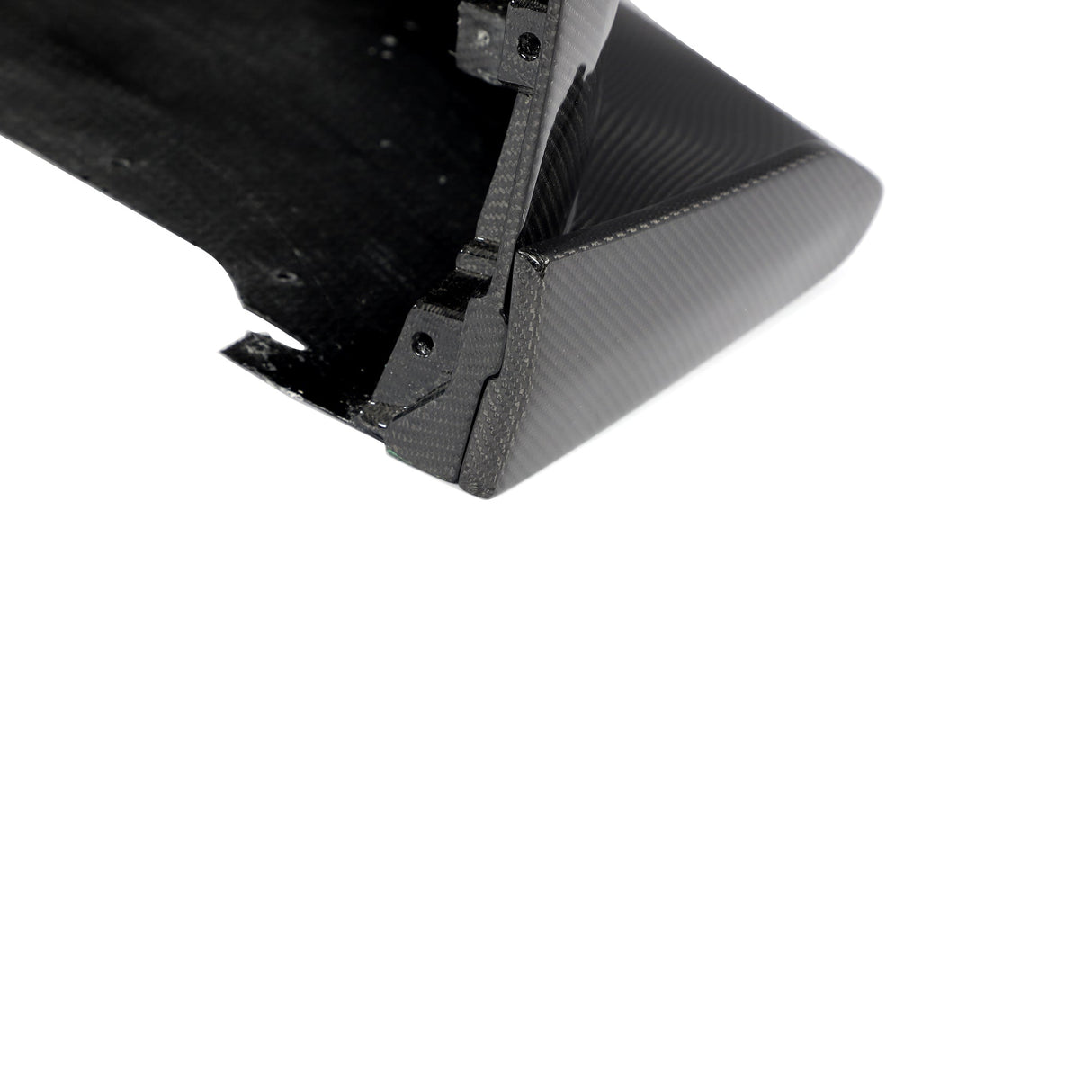 2010-2015 Chevy Camaro Black Panther 1PC Full Gloss Carbon Fiber Track Package Front Bumper Conversion