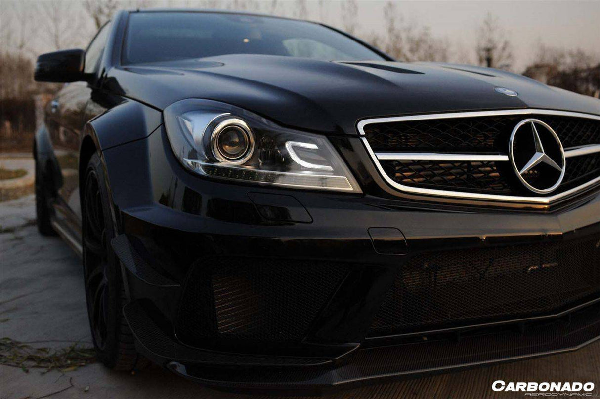2012-2014 Mercedes Benz W204 C Class Coupe BKSS Style Wide Full Body Kit (Not Fit AMG)