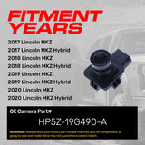 Lincoln MKZ + Hybrid (2017-2020) OEM Replacement Backup Camera OE Part # HP5Z-19G490-A