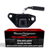 Lexus RX 350/450h (2010-2013) OEM Replacement Backup Camera OE Part # 86790-48090, 86790-48091, 86790-48092
