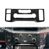 Real Carbon Fiber Climate Control Panel Trim Cover for 2021+ Ford F-150