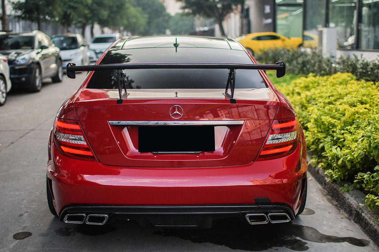 2012-2014 Mercedes Benz W204 C63 AMG C Class Coupe BK Style Trunk Spoiler