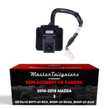 Mazda 3 Hatchback (2014-2018) OEM Replacement Backup Camera OE Part # BHY1-67-RCX, BHN9-67-RC0A, BHN9-67-RC0