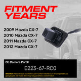 Mazda CX-7 (2009-2012) OEM Replacement Backup Camera OE Part # E223-67-RC0