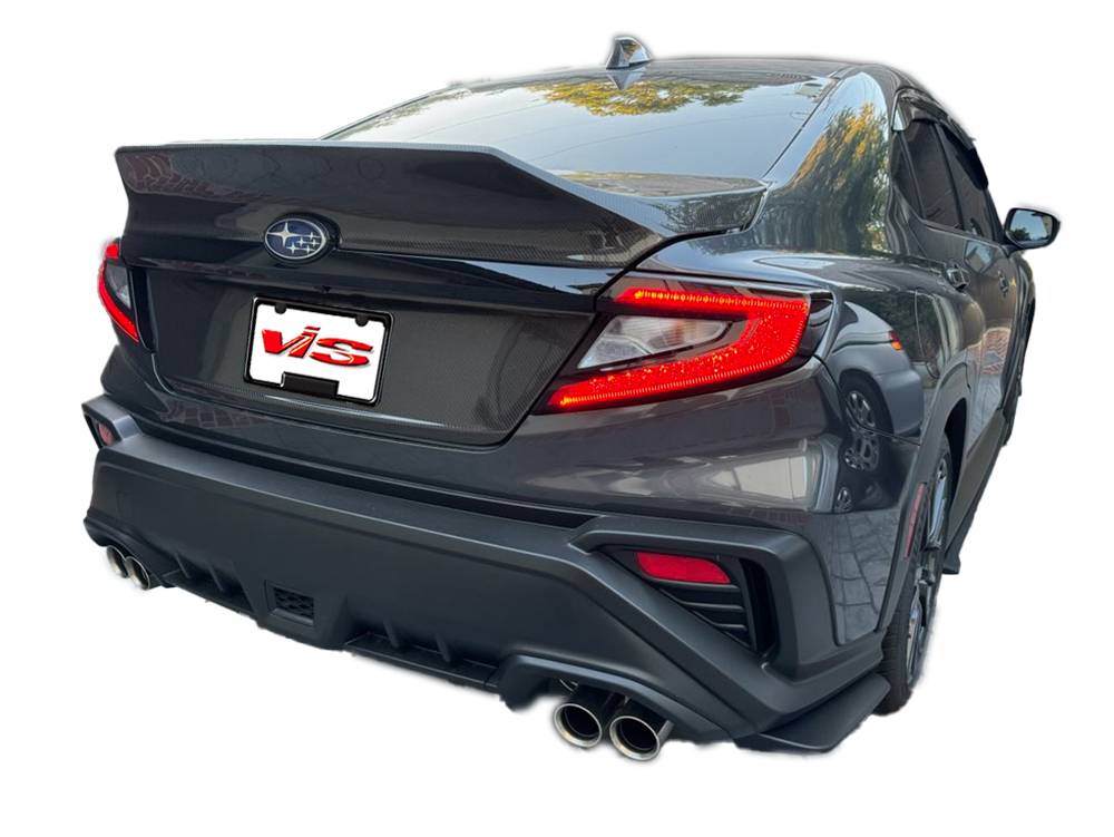 2022-2024 Subaru WRX 4 doors SS Style Carbon Fiber Black Trunk