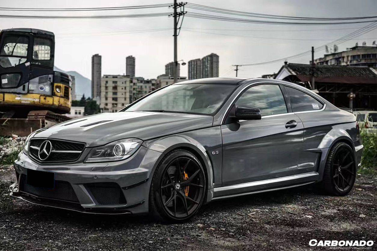 2012-2014 Mercedes Benz W204 C63 AMG Coupe BKSS Style Wide Full Body Kit