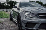 2012-2014 Mercedes Benz W204 C Class Coupe BKSS Style Wide Full Body Kit (Not Fit AMG)