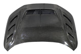 2023-2025 Honda Civic FL5 Type R AS Style Carbon Fiber Black Double Sided Dry Hood