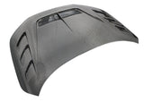2023-2025 Honda Civic FL5 Type R AS Style Carbon Fiber Black Double Sided Dry Hood