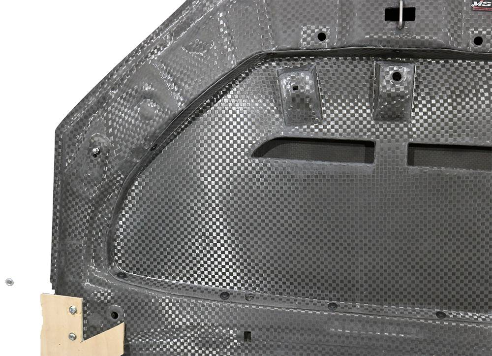 2023-2024 Toyota Prius OEM Style Carbon Fiber Black Hood