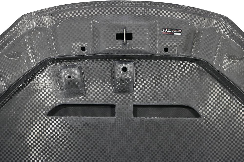 2023-2024 Toyota Prius OEM Style Carbon Fiber Black Hood