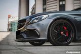 2015-2021 Mercedes Benz W205 C63  S AMG Sedan  Coupe Carbon Fiber Front Bumper Canards