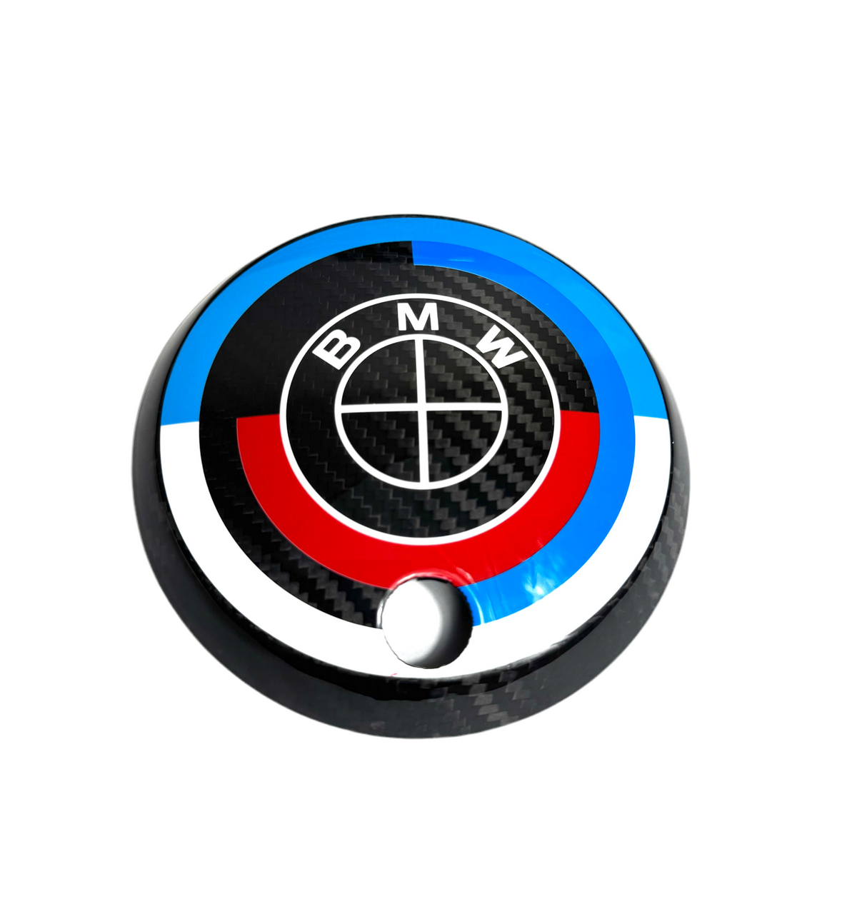BMW Roundel Emblem Covers - Full Carbon Fiber