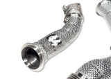 S55 Catless Downpipes with Heatshield for F8X M3 M4 & M2C
