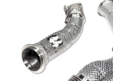 S55 Catless Downpipes with Heatshield for F8X M3 M4 & M2C