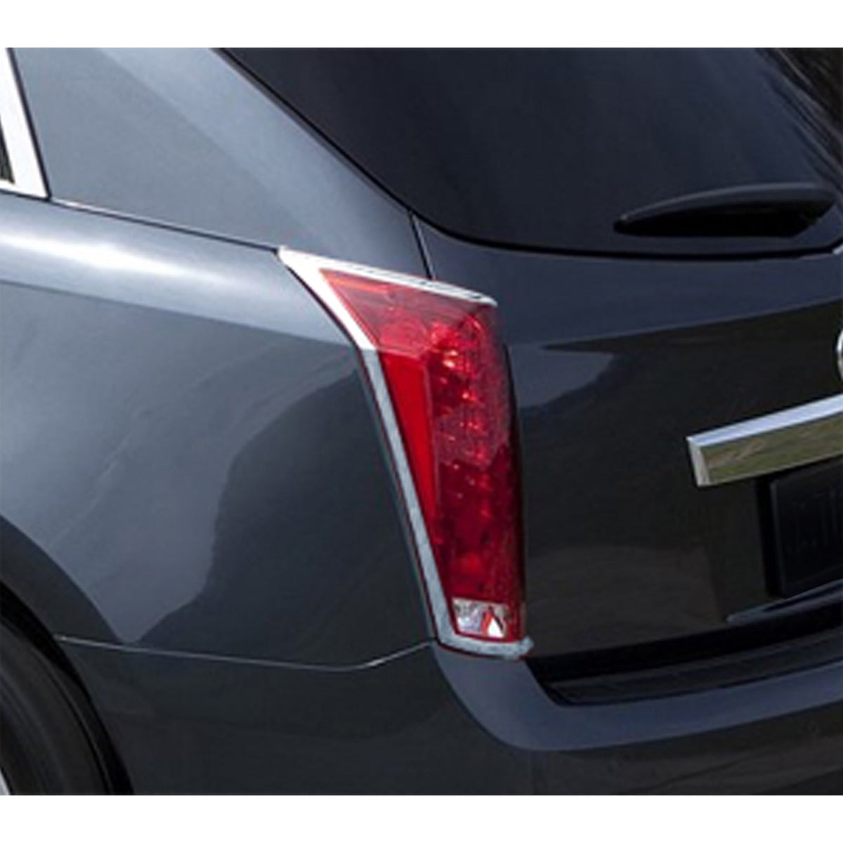2010-2013 Cadillac SRX 2PC Chrome Rear Tail Light Bezel Cover Trim ABS