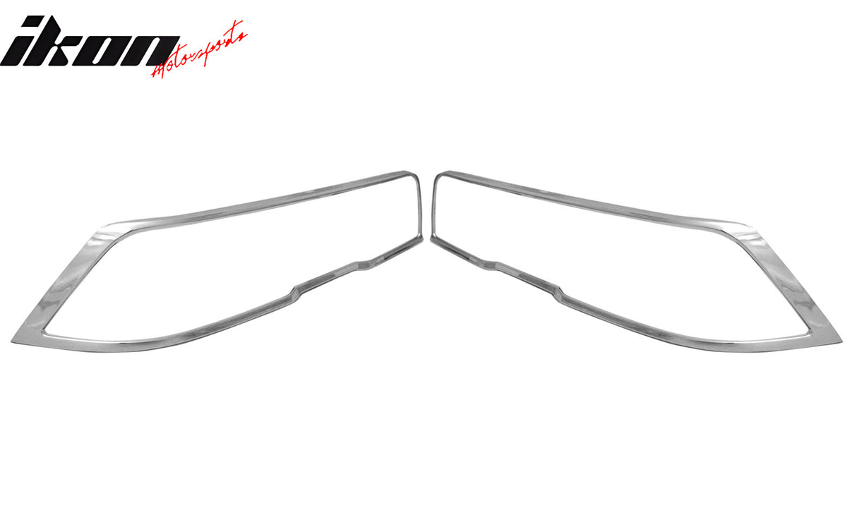 2014-2015 Chevrolet Camaro Tail Light Bezels Cover Trim Chrome ABS 2PC
