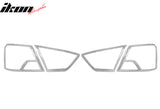 2014-2016 Chevrolet Impala 4PC Tail Light Lamps Bezel Cover Chrome ABS