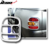 1999-2006 Chevy Silverado Flareside Tail Light Bezels Chrome ABS 2PCS