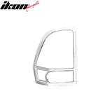 2002-2009 Chevrolet TrailBlazer Tail Light Bezels Trim Chrome ABS 2PCS