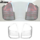2005-2007 Chrysler 300/300C Chrome 2PCS Tail Lights Bezel Covers ABS