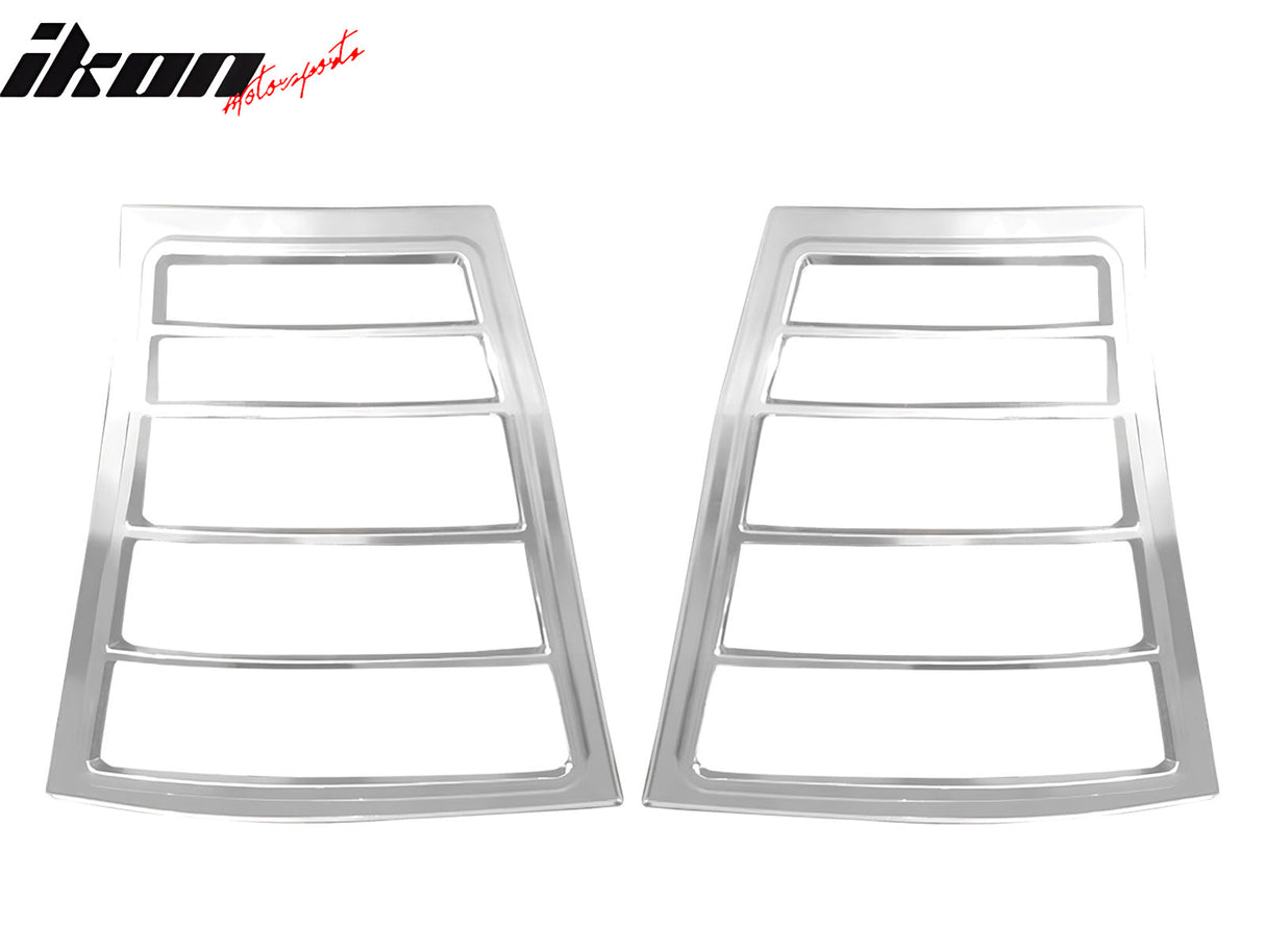 2004-2008 Chrysler Pacifica Tail Light Bezel Cover Trim Chrome ABS 2PC