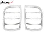 2002-2005 Ford Ranger Chrome 2PCS Rear Tail Lights Bezel Covers ABS