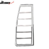 1988-1998 GMC C1500/K1500 Chrome 2PC Rear Tail Lights Bezel Covers ABS