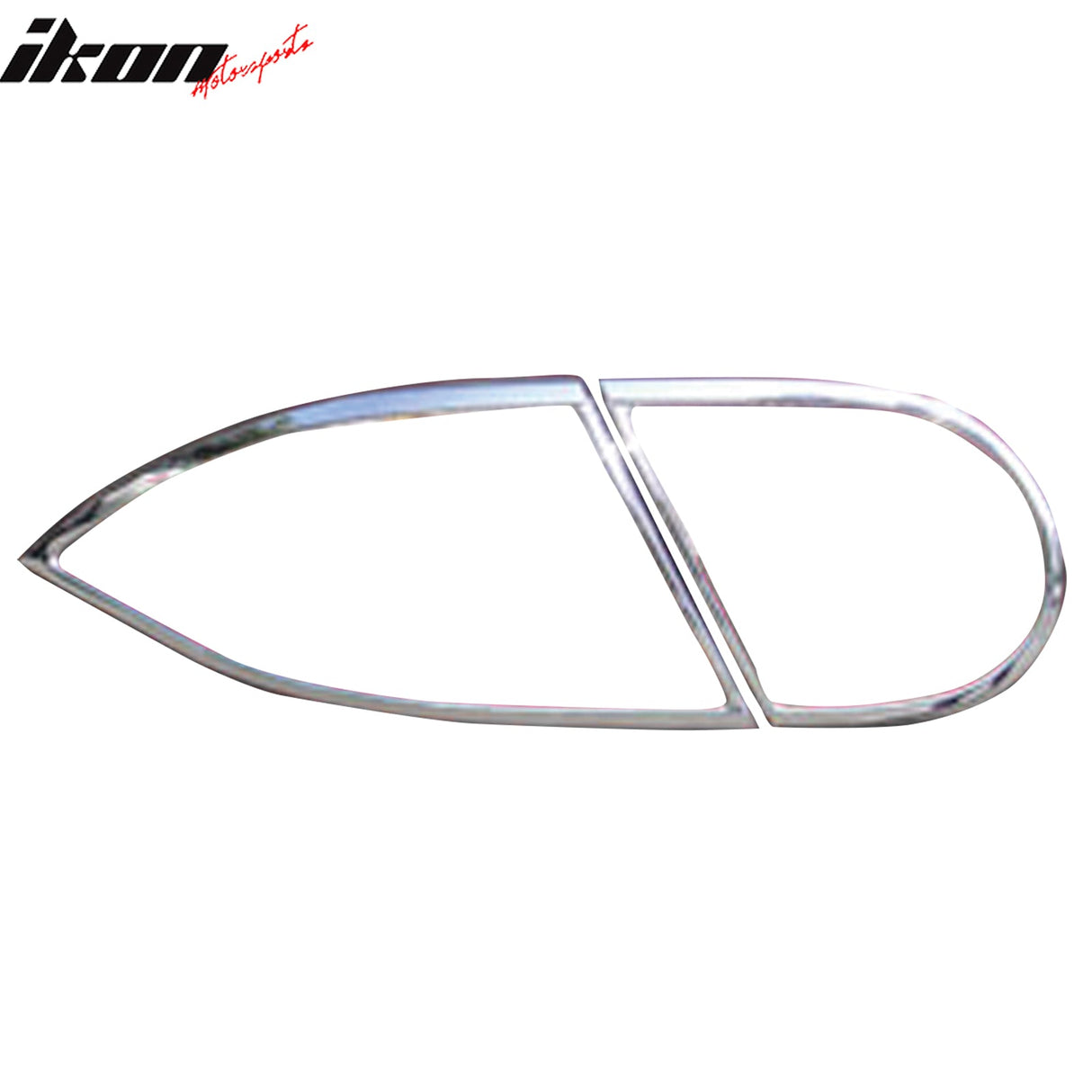 2007-2013 Jaguar XK Chrome 4PCS Rear Tail Lights Bezel Covers Trim ABS